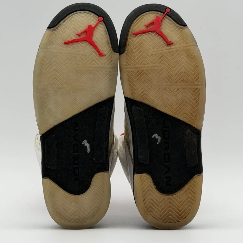 Air Jordan 5 Retro OG Fire Red 440889-102 Size 3Y